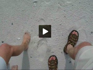 feet on sand